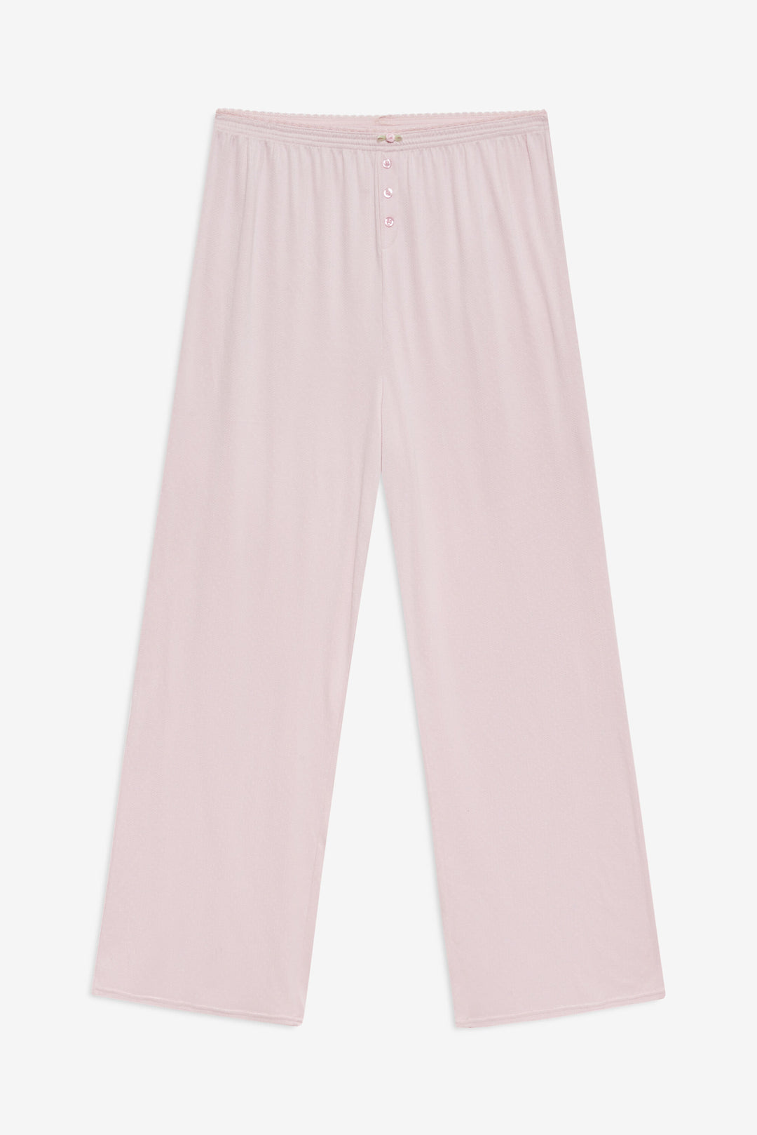 For Love and Lemons Elliana Wide Leg Pant - Dusty Pink