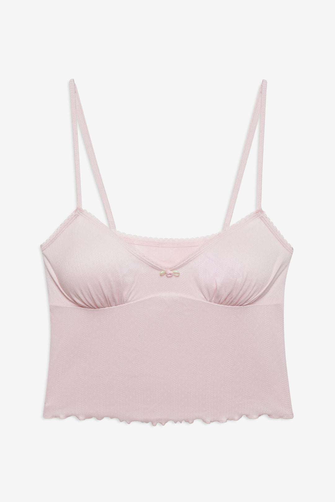 For Love and Lemons Elliana Sleep Top - Dusty Pink