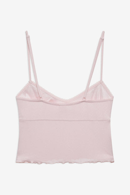 For Love and Lemons Elliana Sleep Top - Dusty Pink