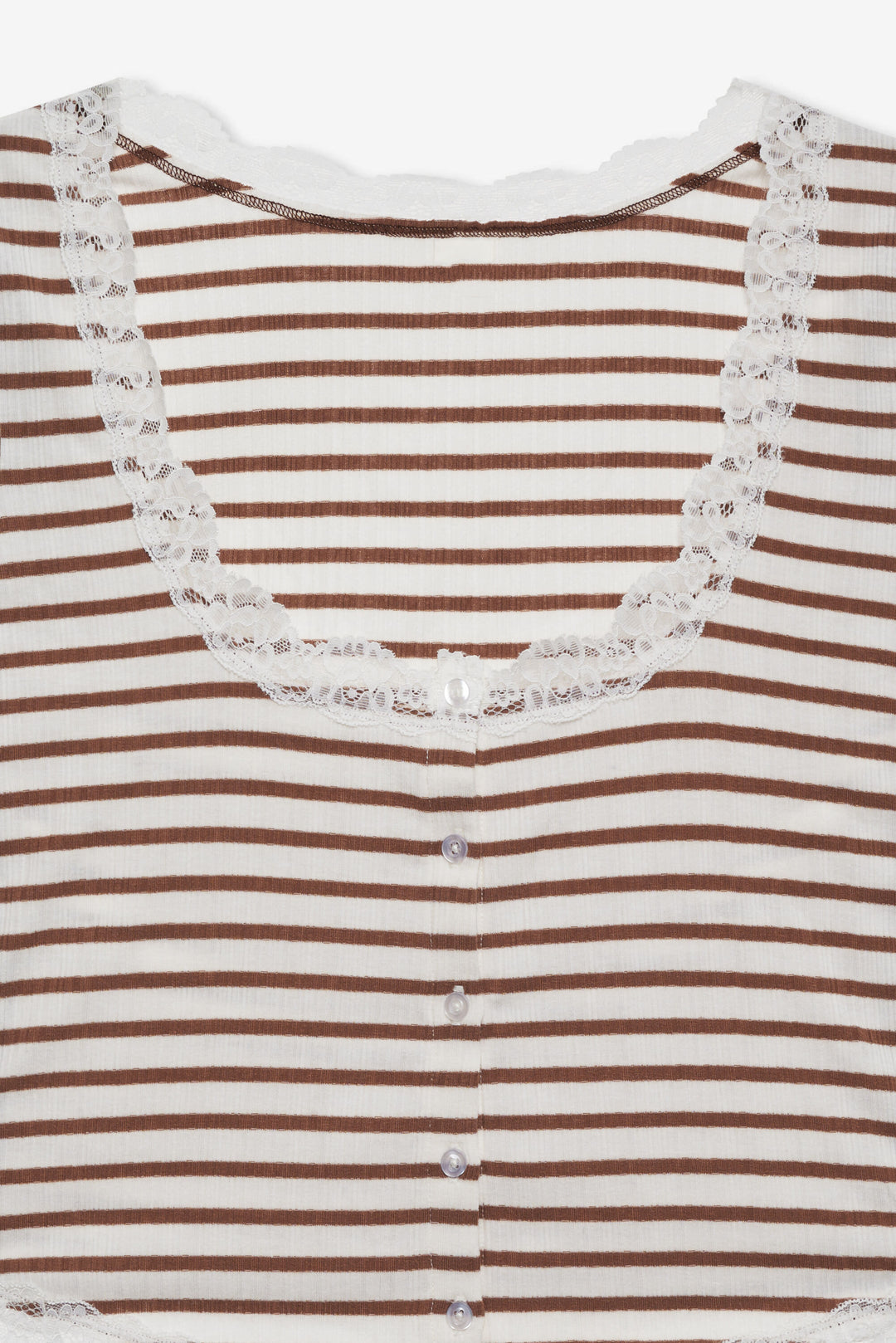For Love and Lemons Bella Sleep Top - Brown