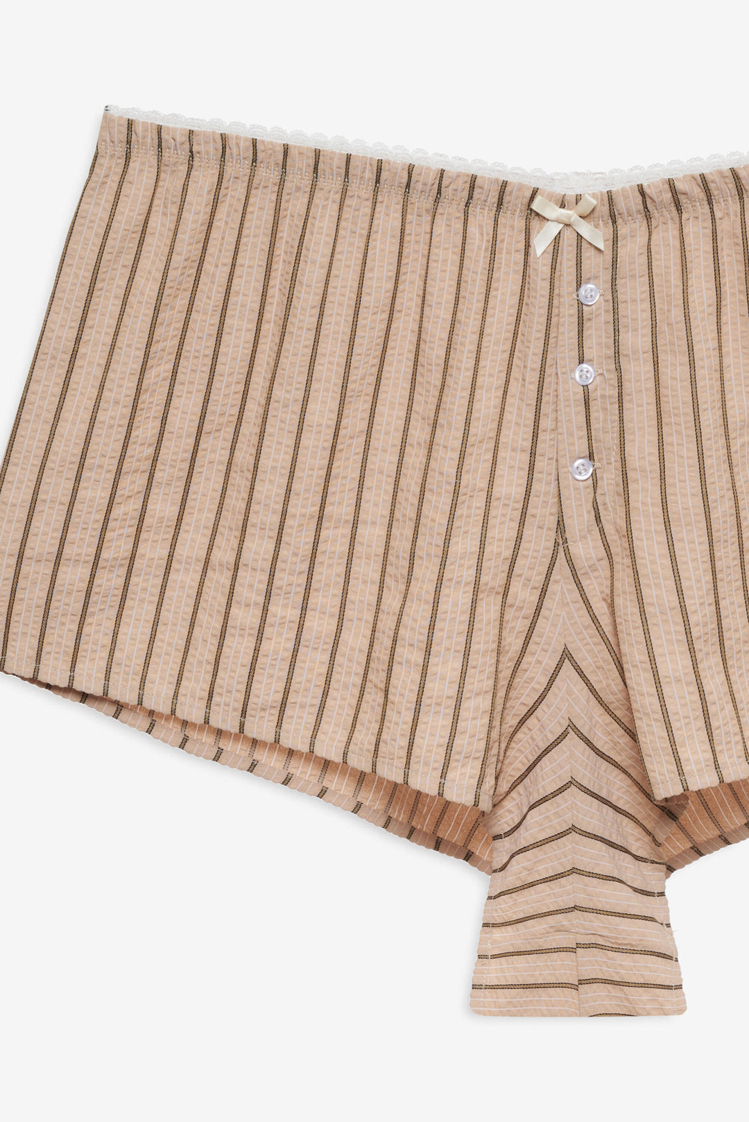 For Love and Lemons Mindy Boxer Short - Brown