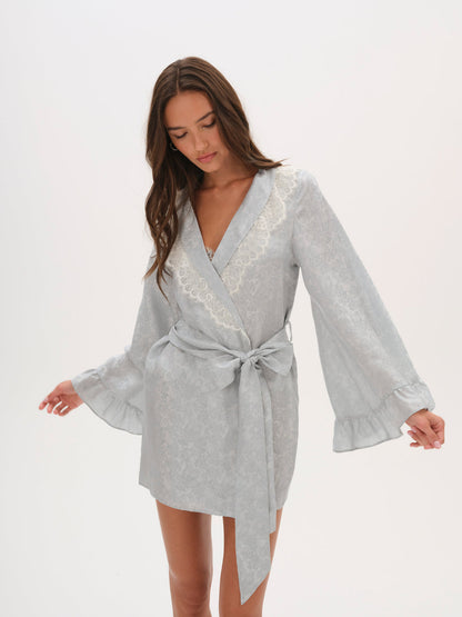 For Love and Lemons Audrey Robe - Blue