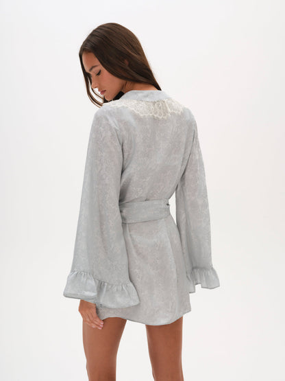 For Love and Lemons Audrey Robe - Blue