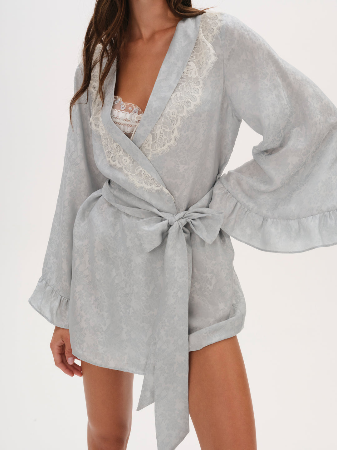 For Love and Lemons Audrey Robe - Blue
