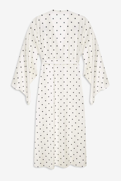 For Love and Lemons Lady Dot Robe - Cream