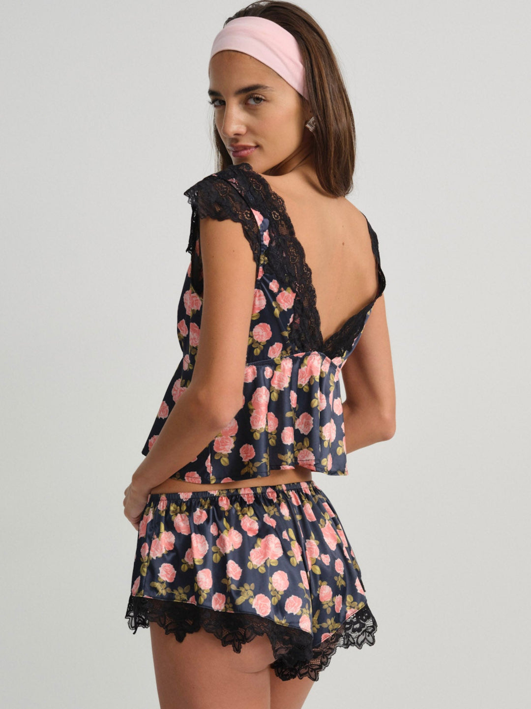 For Love and Lemons Kayla Sleep Short - Navy