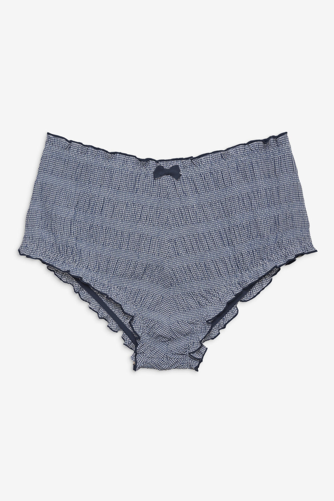 For Love and Lemons Denim Hearts Bloomer Short - Blue