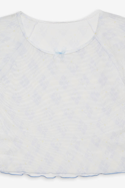 For Love and Lemons Dee Dee Daisy Tee - Blue