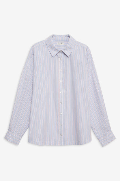 For Love and Lemons Lakeside Stripe Button Down Top - Blue