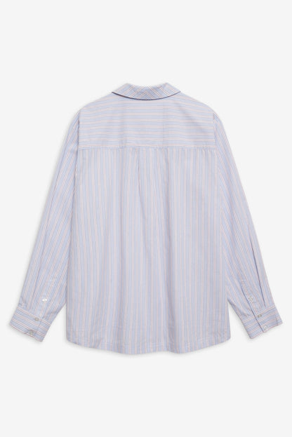 For Love and Lemons Lakeside Stripe Button Down Top - Blue