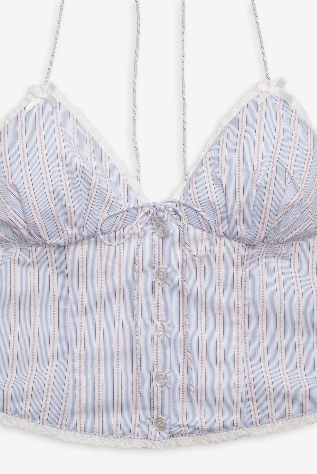 For Love and Lemons Lakeside Stripe Top - Blue