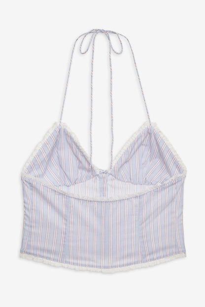 For Love and Lemons Lakeside Stripe Top - Blue