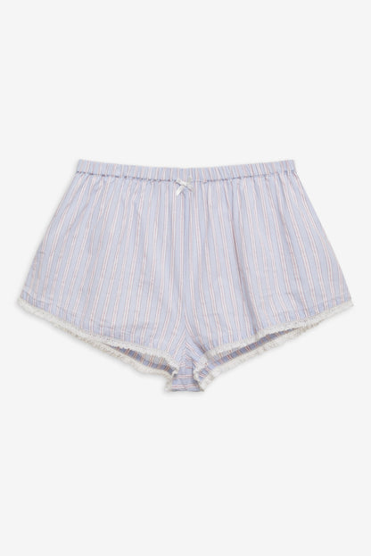 For Love and Lemons Lakeside Stripe Short - Blue
