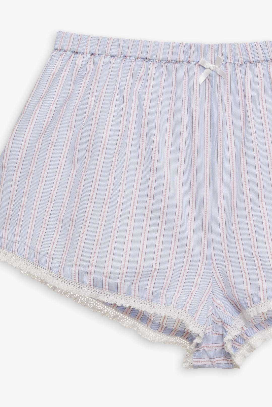 For Love and Lemons Lakeside Stripe Short - Blue