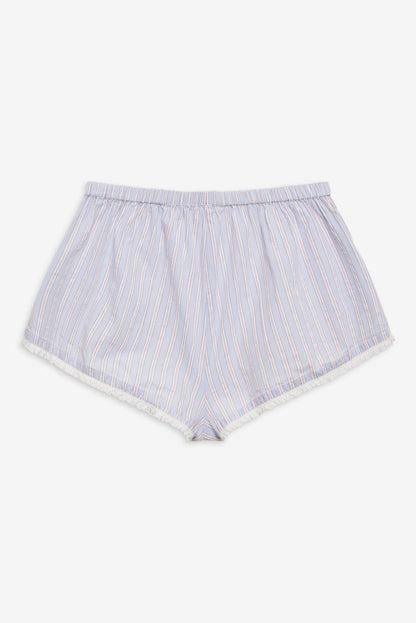 For Love and Lemons Lakeside Stripe Short - Blue