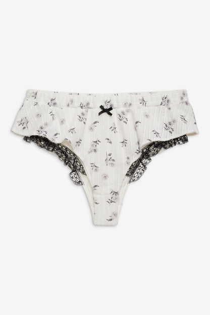 For Love and Lemons Fawn Sleep Short - White