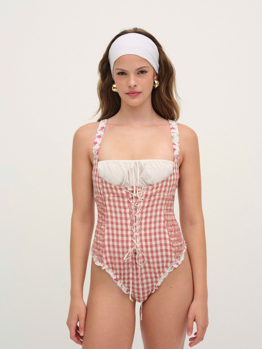 For Love and Lemons Georgia Bodysuit - Mauve