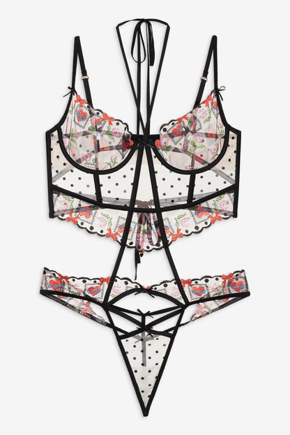 For Love and Lemons Paris Teddy - Red