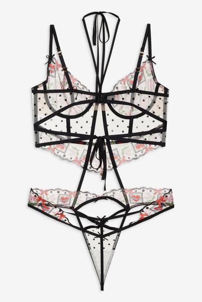 For Love and Lemons Paris Teddy - Red