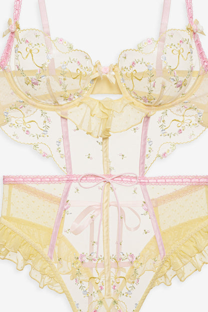 For Love and Lemons Sunny Bouquet Teddy - Multi Yellow