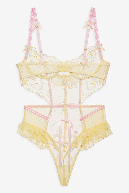 For Love and Lemons Sunny Bouquet Teddy - Multi Yellow