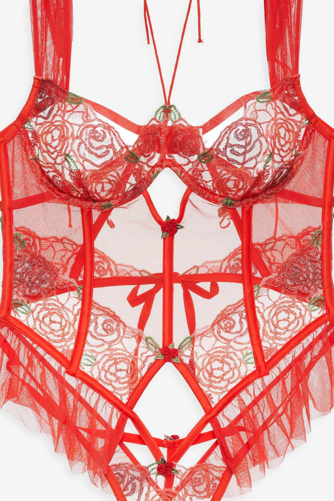 For Love and Lemons Gene Bodysuit - Red