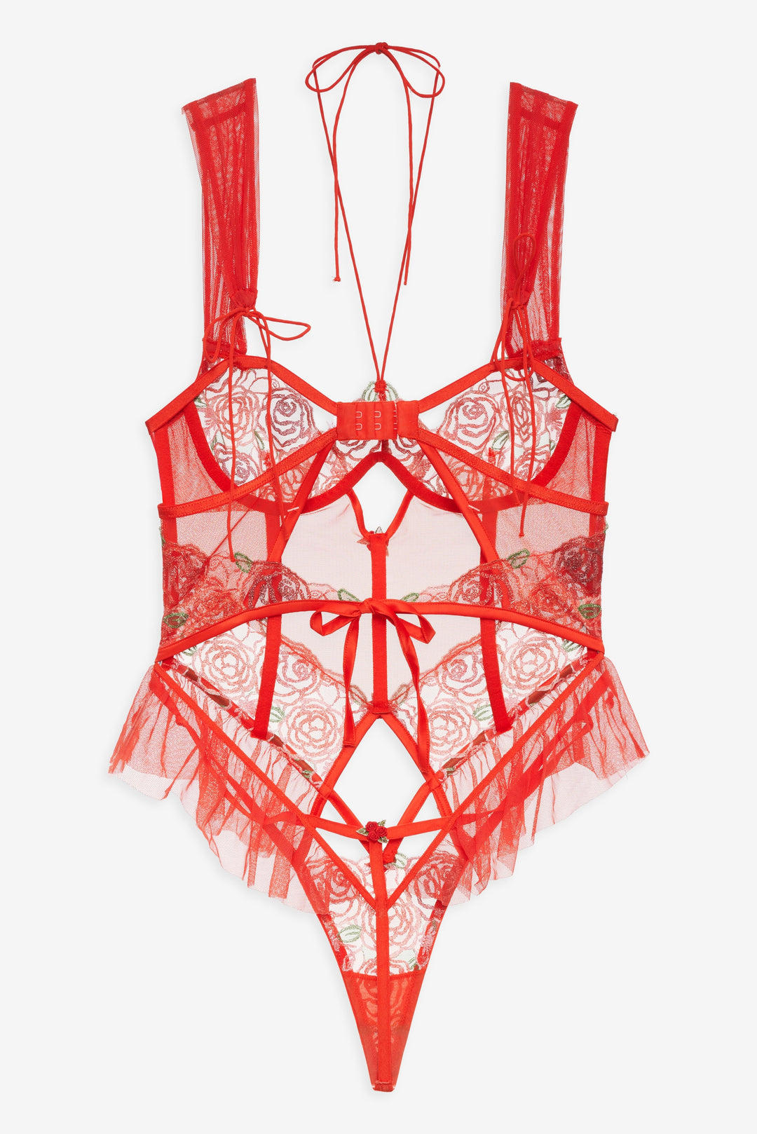 For Love and Lemons Gene Bodysuit - Red