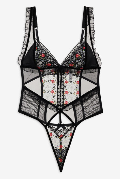 For Love and Lemons Loretta Teddy - Black