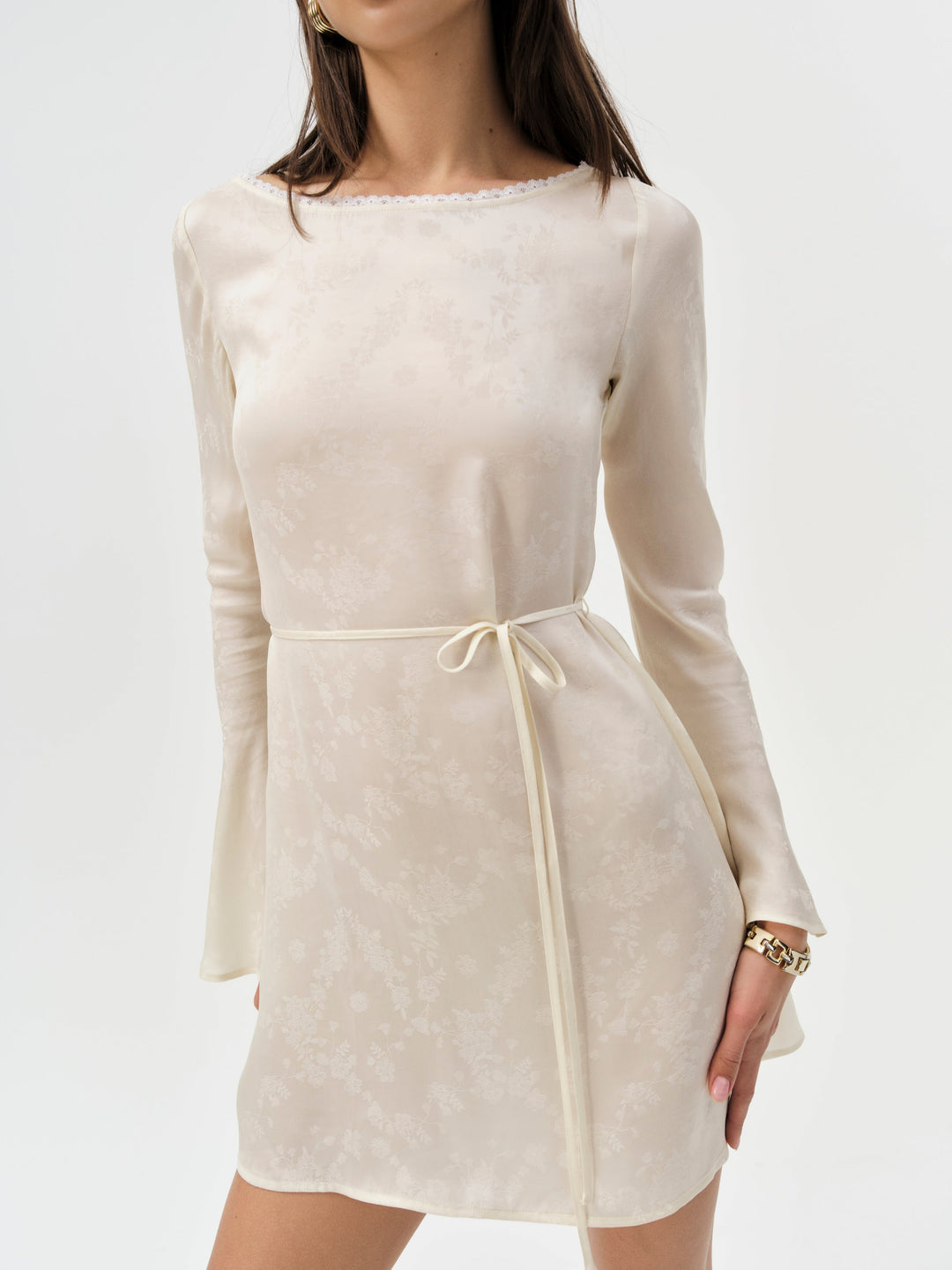 For Love and Lemons Madalie Mini Dress - Cream