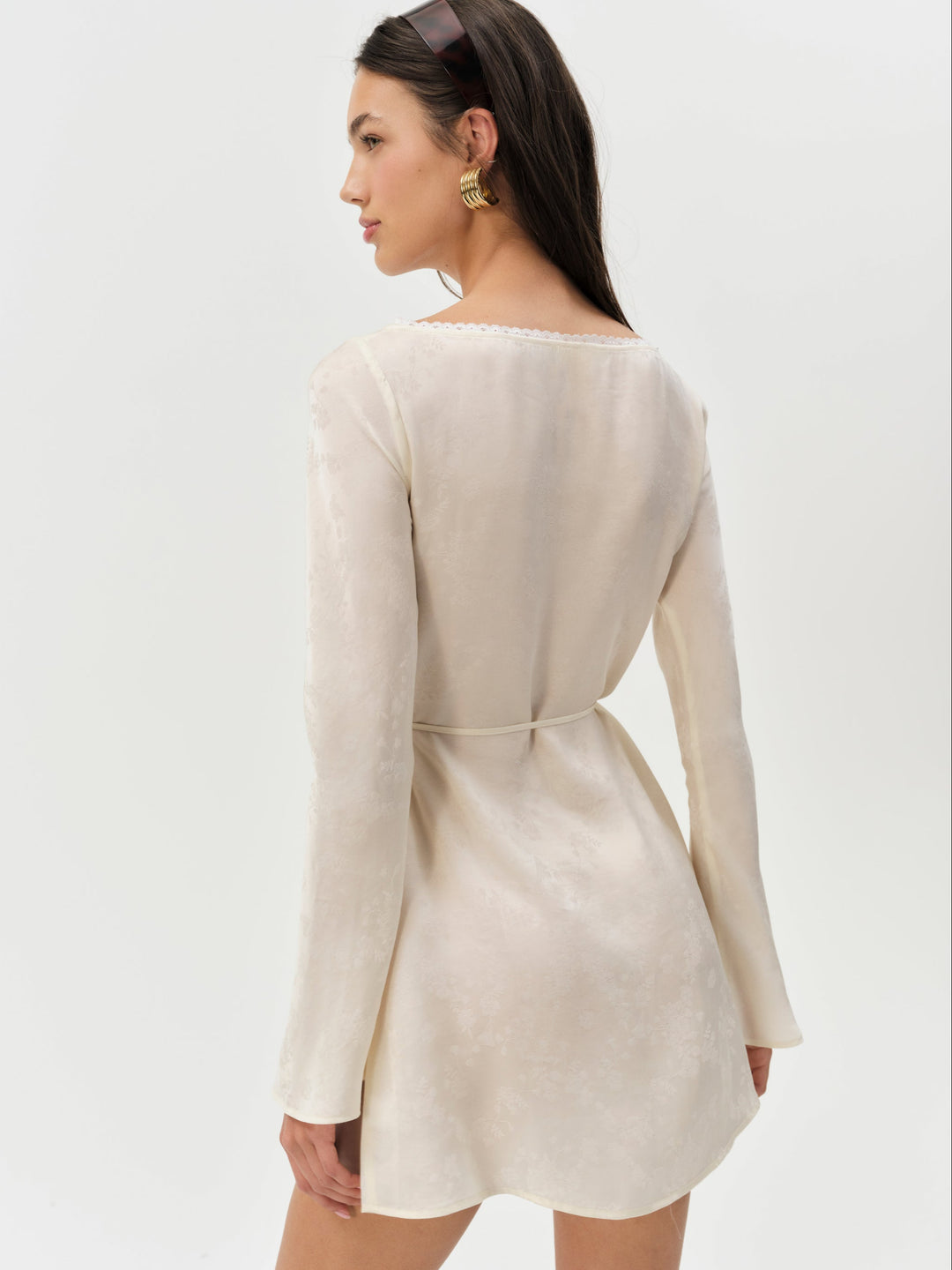 For Love and Lemons Madalie Mini Dress - Cream