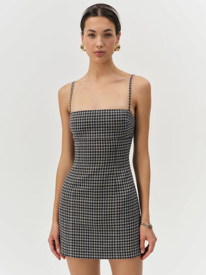 For Love and Lemons Savannah Mini Dress - Black