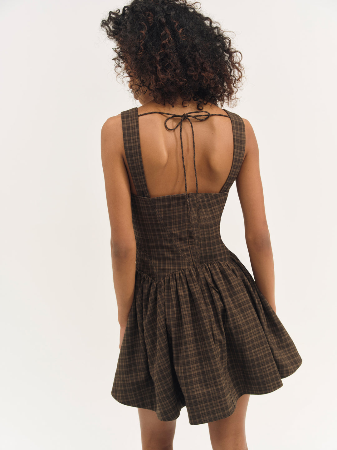 For Love and Lemons Ginny Mini Dress - Brown