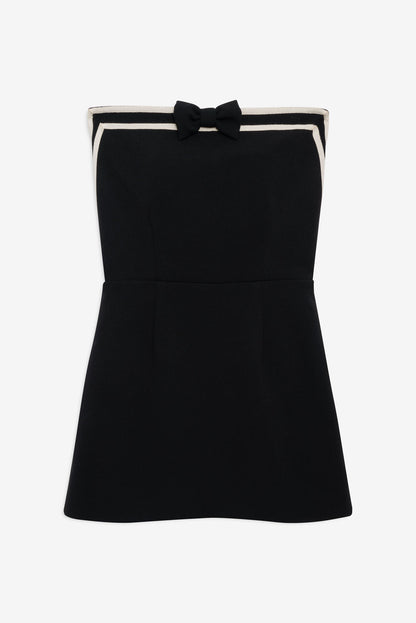 For Love and Lemons Josie Strapless Mini Dress - Black