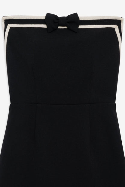 For Love and Lemons Josie Strapless Mini Dress - Black