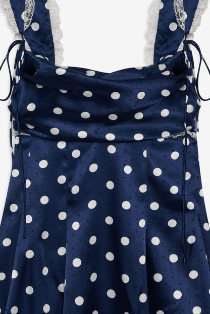 For Love and Lemons Holland Mini Dress - Navy
