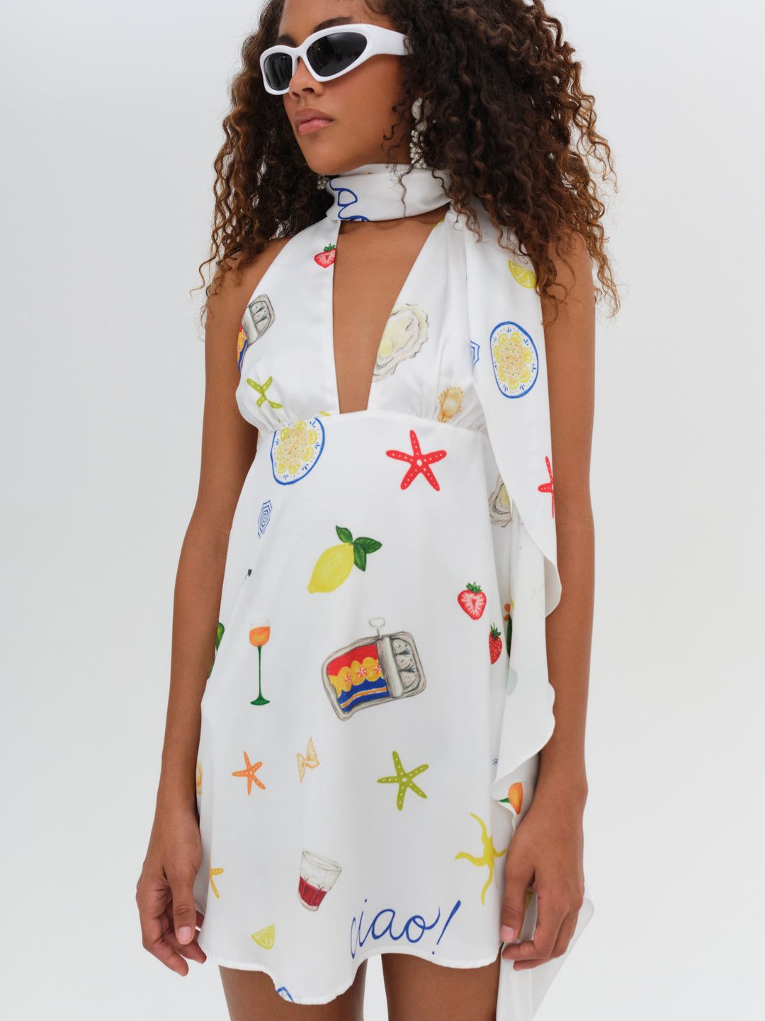 For Love and Lemons Carla Mini Dress - Multi