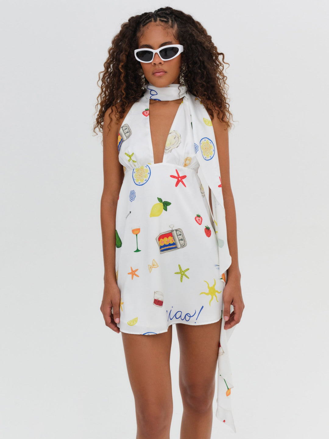 For Love and Lemons Carla Mini Dress - Multi