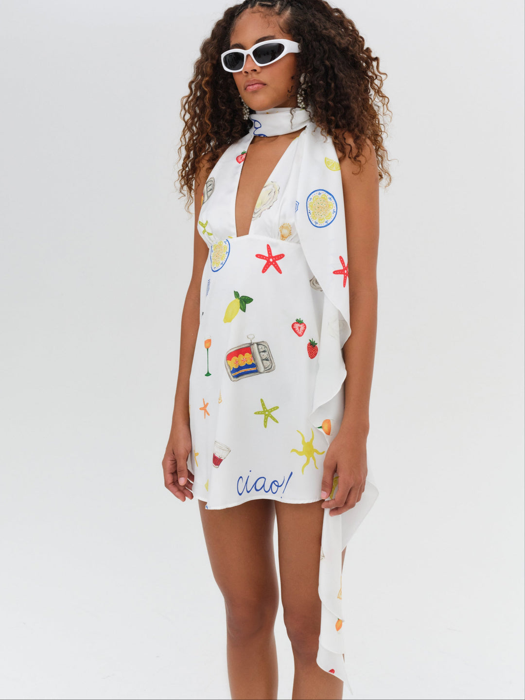 For Love and Lemons Carla Mini Dress - Multi