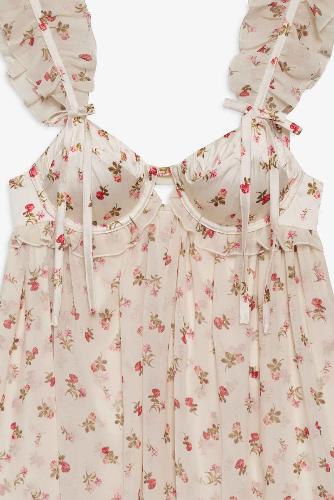 For Love and Lemons Poppy Mini Dress - White