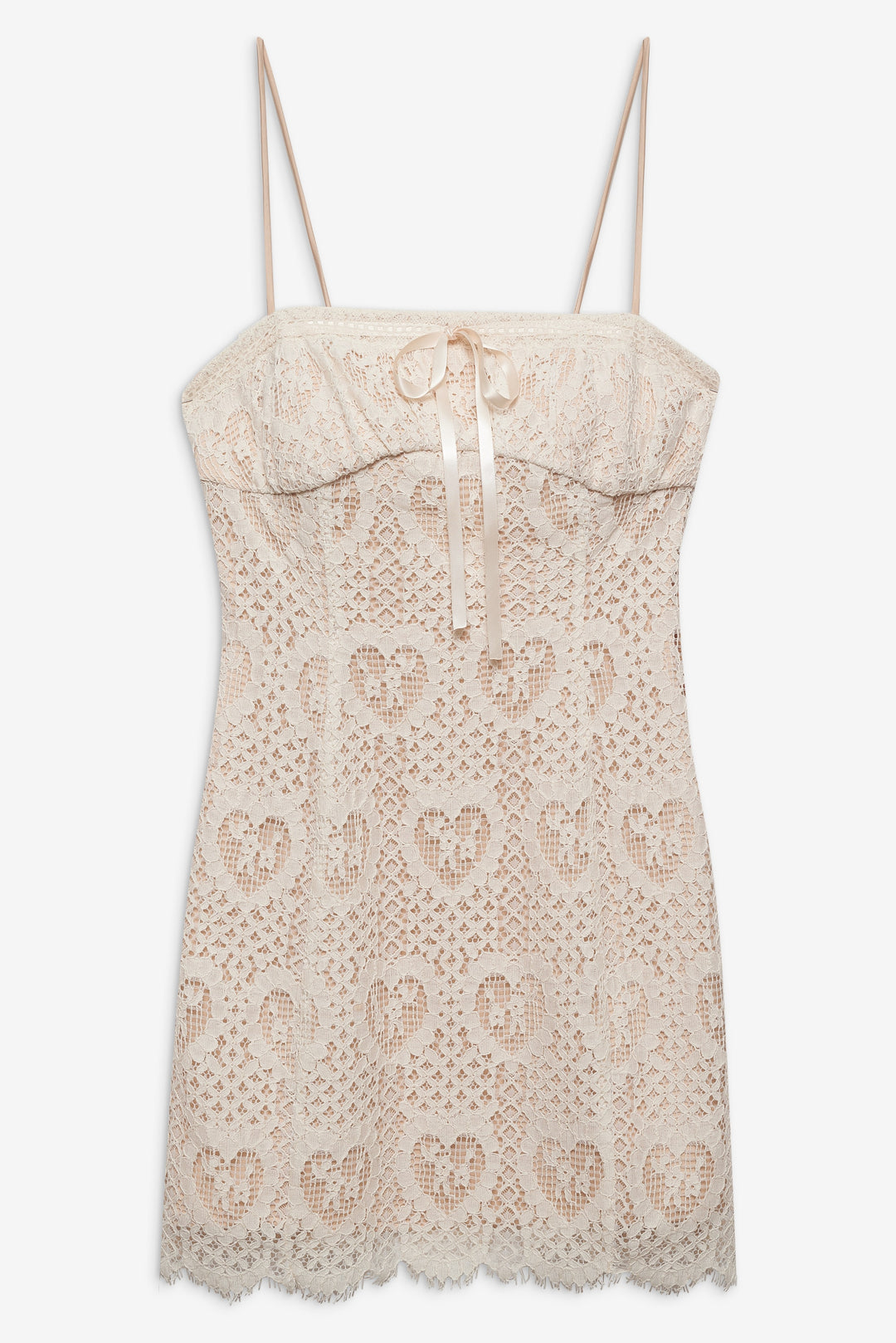 For Love and Lemons Claire Mini Dress - Cream