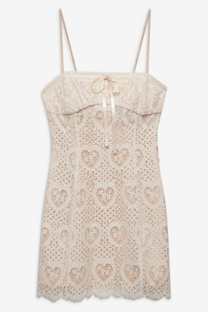 For Love and Lemons Claire Mini Dress - Cream