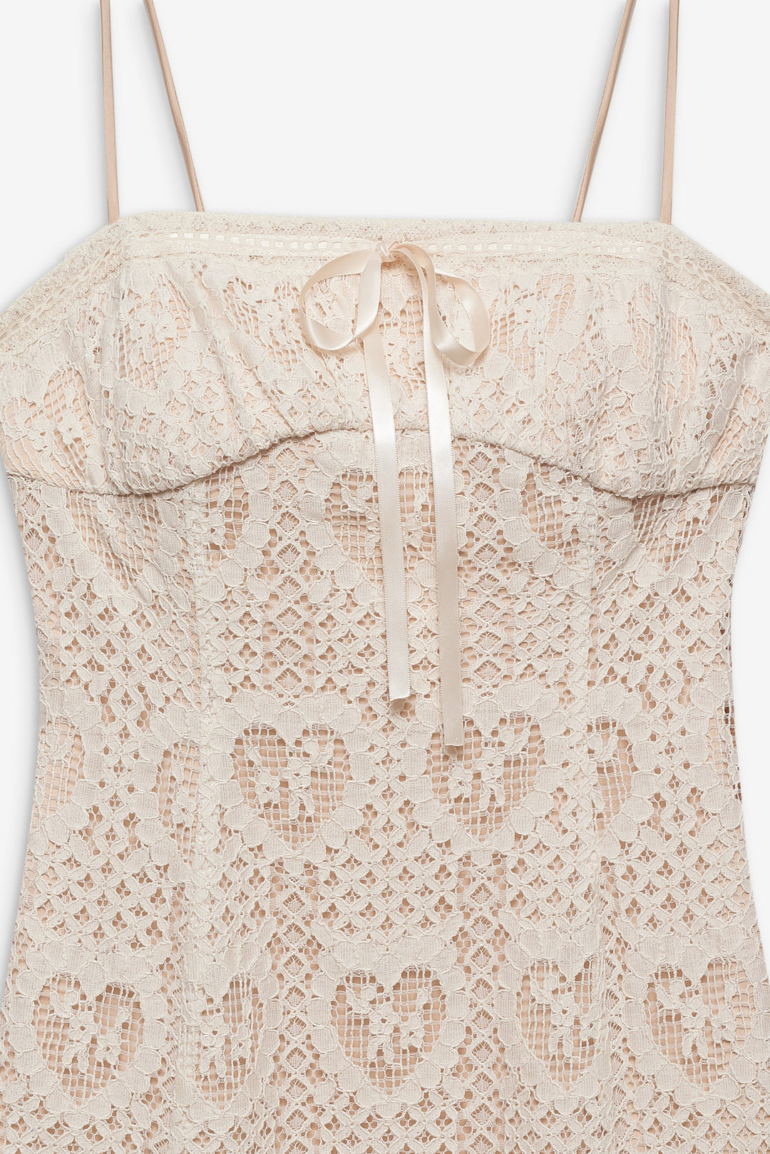 For Love and Lemons Claire Mini Dress - Cream