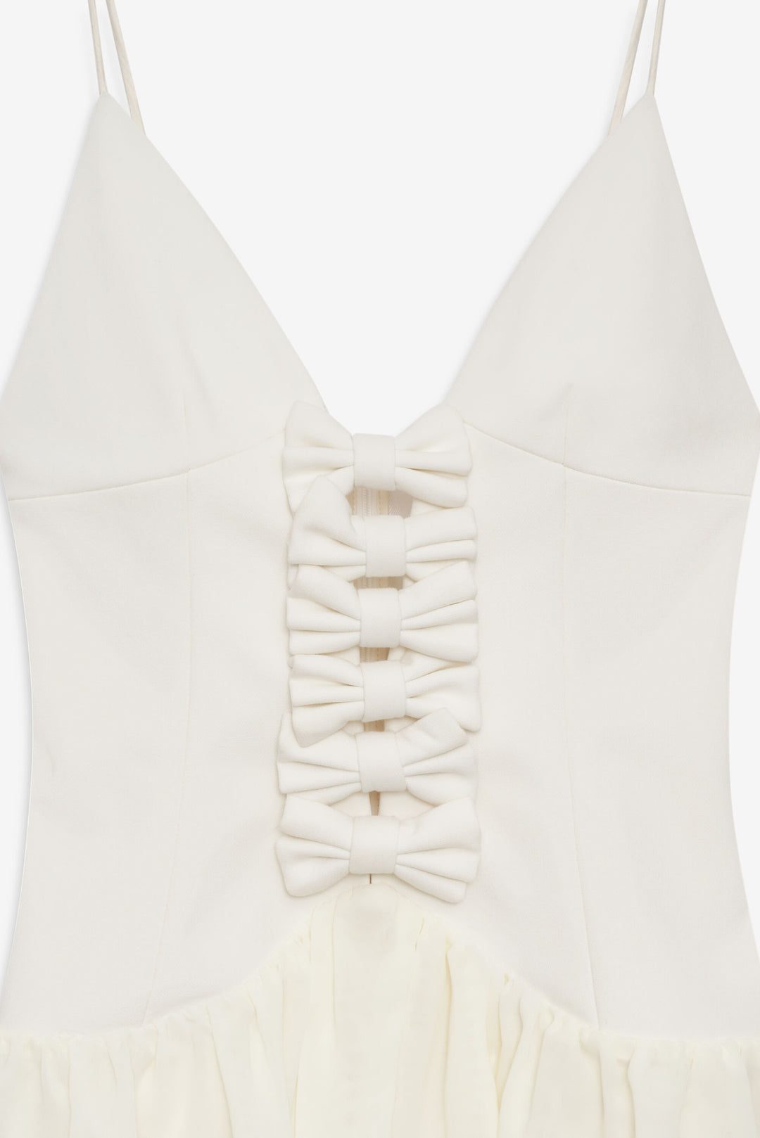 For Love and Lemons Josie Micro Mini Dress - Cream