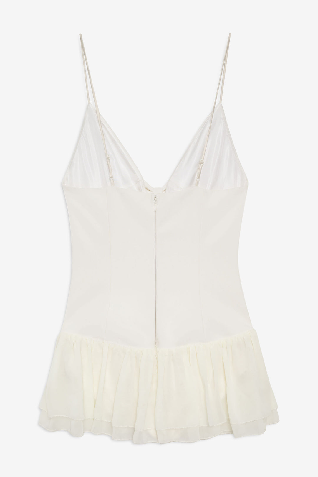 For Love and Lemons Josie Micro Mini Dress - Cream