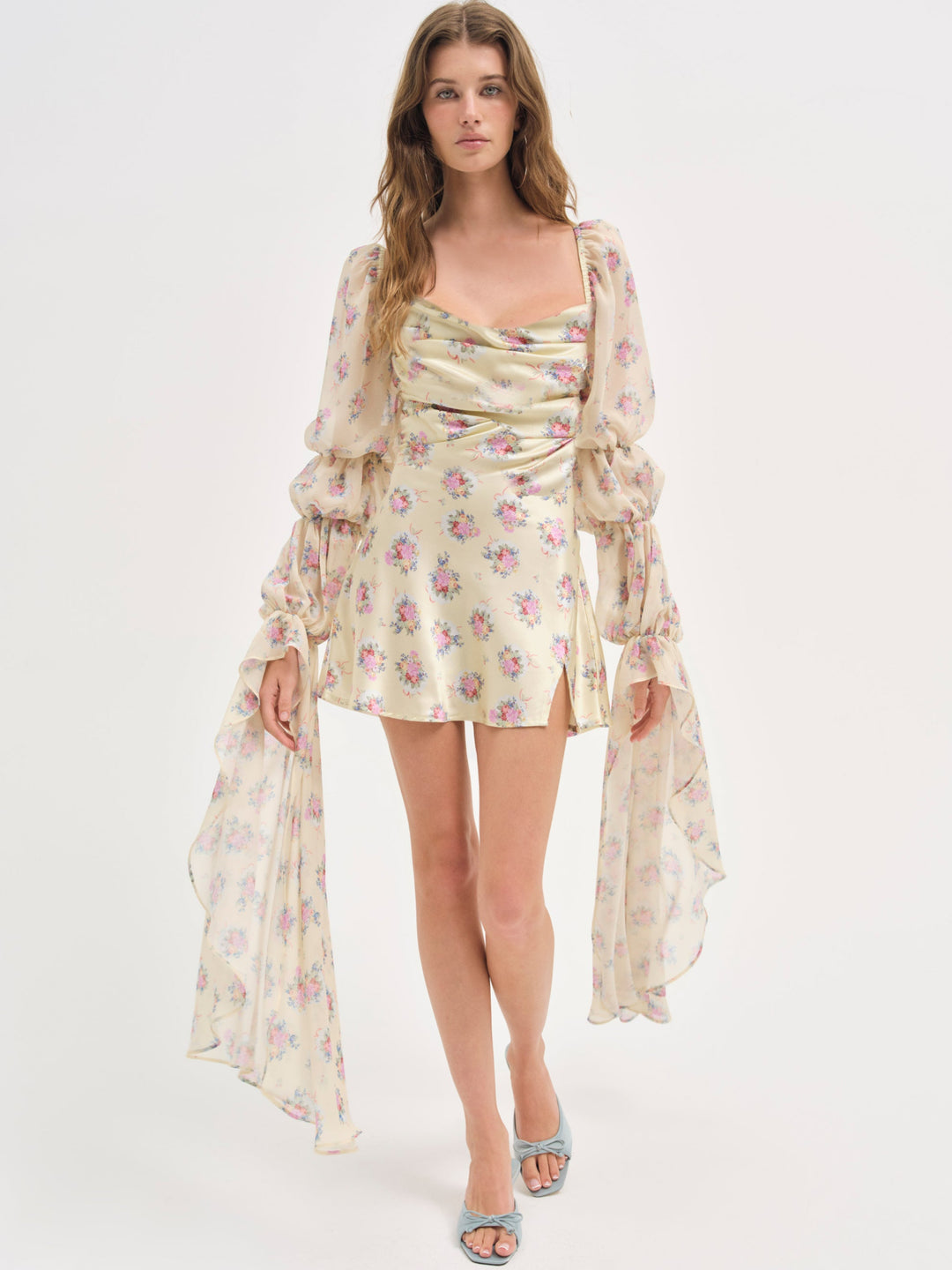 For Love and Lemons Willow Mini Dress - Pink