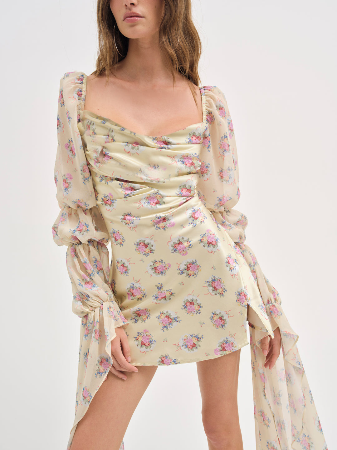 For Love and Lemons Willow Mini Dress - Pink