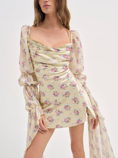 For Love and Lemons Willow Mini Dress - Pink