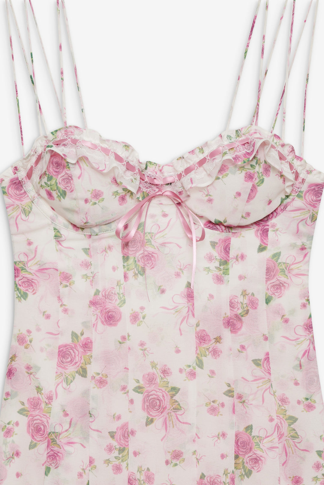 For Love and Lemons Kate Mini Dress - Pink