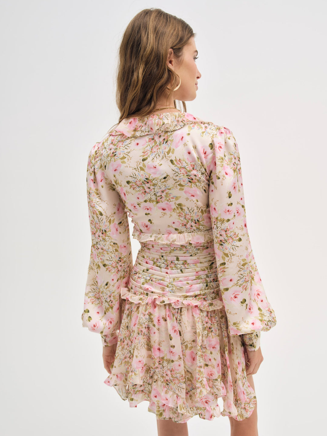 For Love and Lemons Jayleen Mini Dress - Light Pink