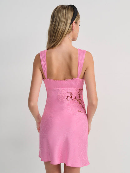 For Love and Lemons Claudia Mini Dress - Pink